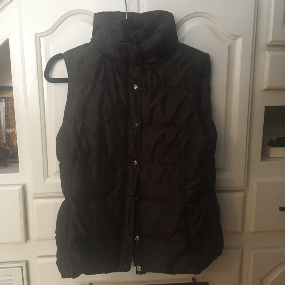 Jcrew Brown Puffer Vest